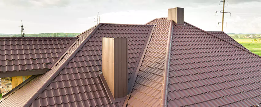 Residential Chimney Flashing Restoration in Bergenfield, NJ