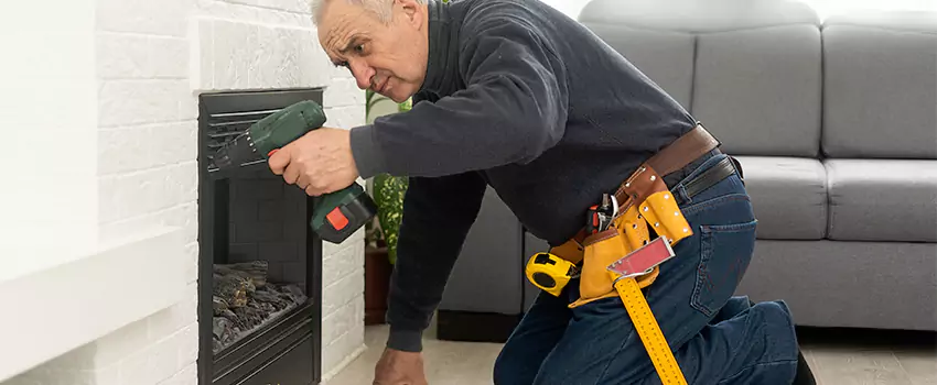 New Indoor Fireplace Installation in Bergenfield, New Jersey