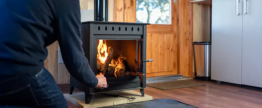 Open Hearth Wood Fireplace Installation in Bergenfield, NJ