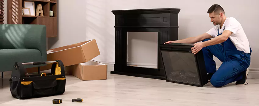 Old Rusted Metal Fireplace Repair And Replacement in Bergenfield, NJ